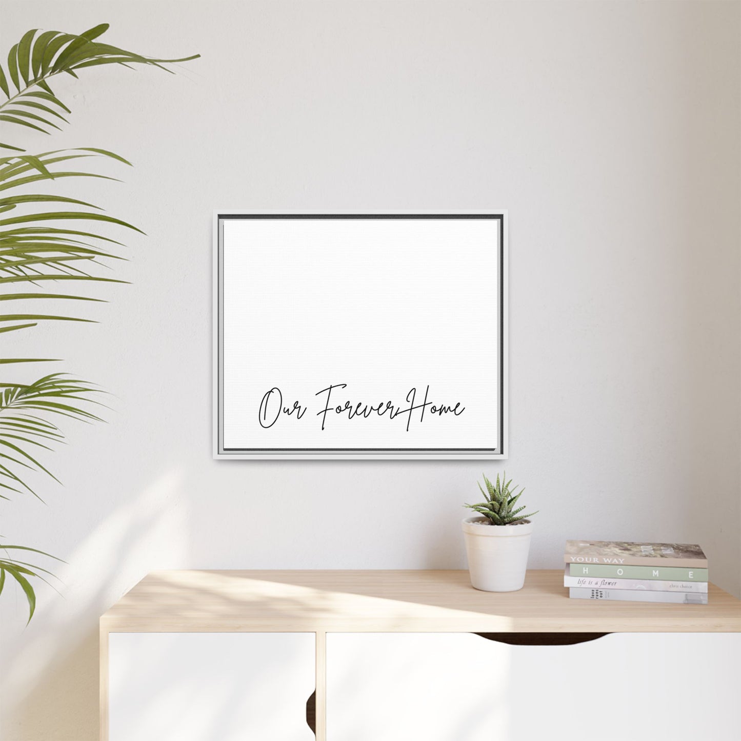 Real estate closing gift — framed custom house painting