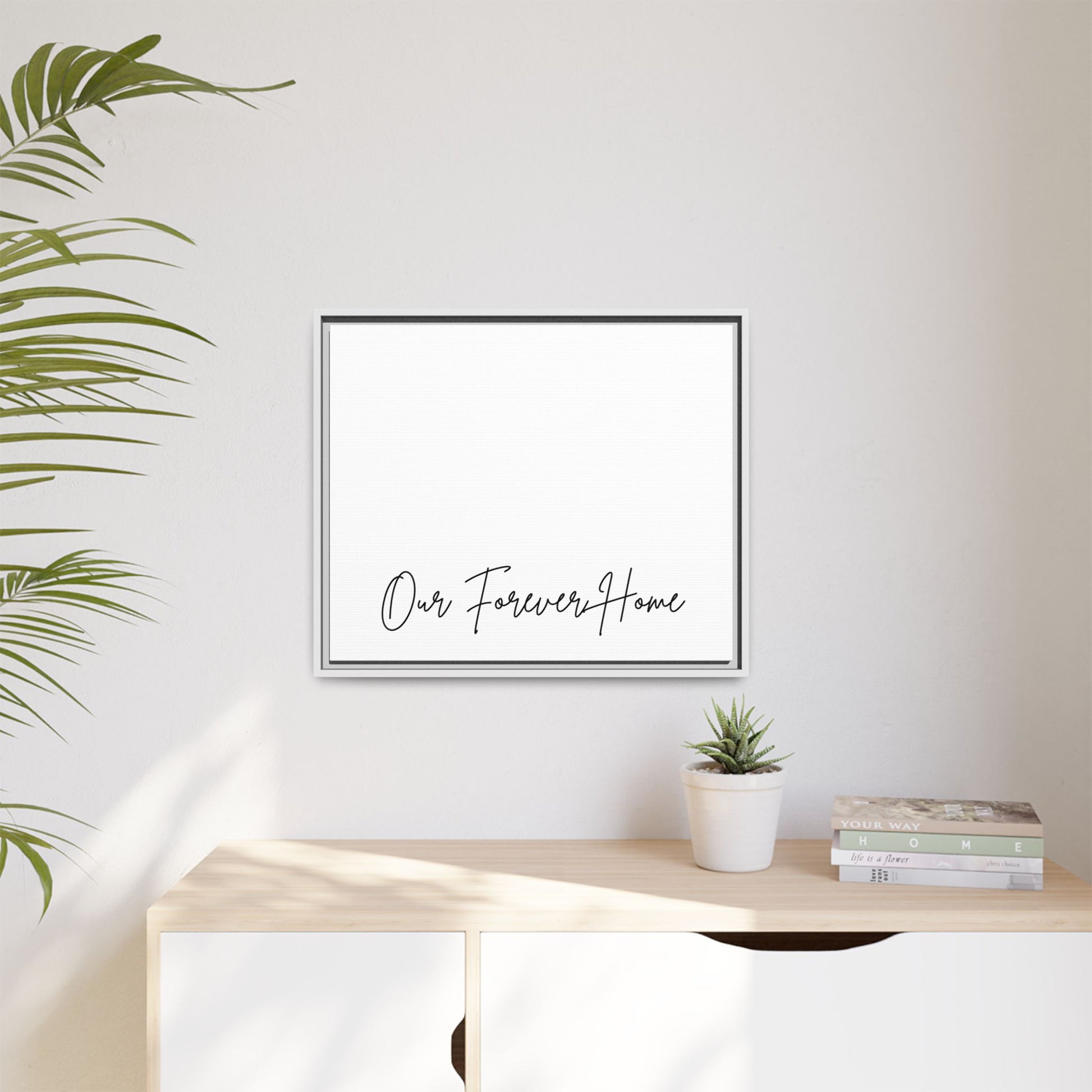 Real estate closing gift — framed custom house painting